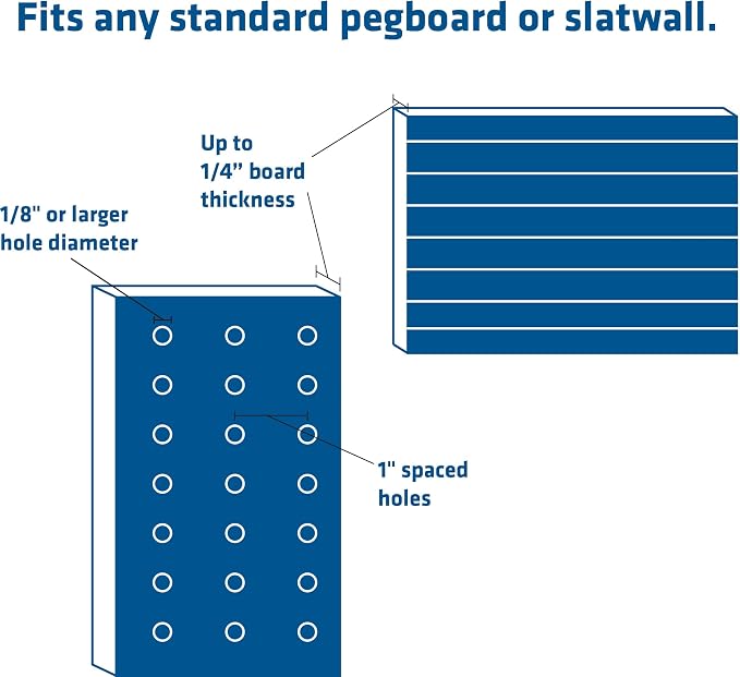 Century Drill & Tool, 2-tier pegboard rack space saver #03198 – perfect - Image 5