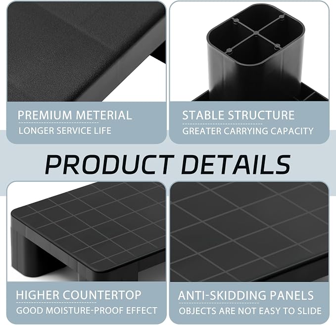 1 Pcs Plastic Pallet for Basement Storage Easy Stack Lightweight Floor Pallet - Image 3