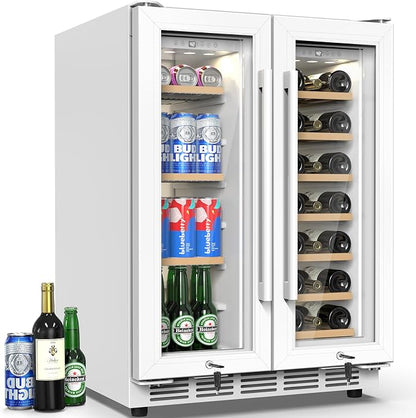 24 Inch Dual Zone Wine and Beverage Refrigerator - Image 8