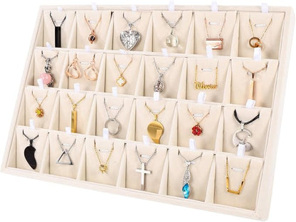24 Grids Stackable Jewelry Tray Organizer by Mornajina