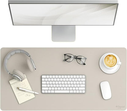 Smead Desk Pad, Vegan Leather Desk Mat by SMEAD