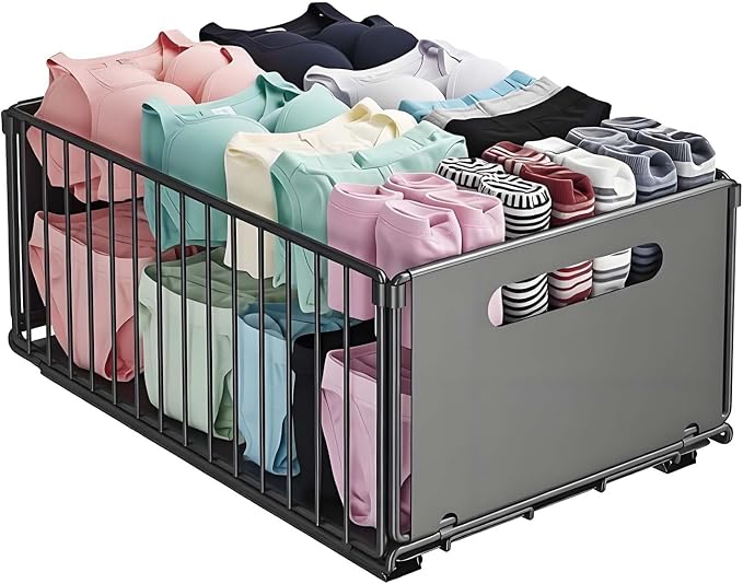 Sliding Pull-Out Cabinet Organizer 9.6"x14.8"x7.5" Black Heavy Duty Carbon - Image 8