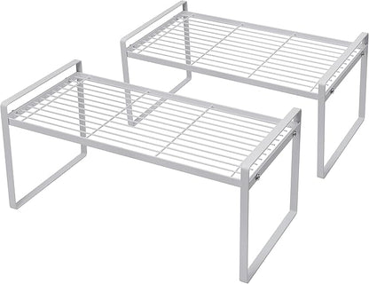 2Pack Cabinet Shelf Organizer Storage Rack Space Saving by Shantton