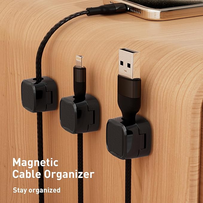 12 Pack Cable Clips, Cord Organizer, Cord Holder - Image 2