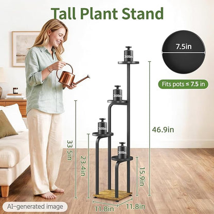 LASZOLA 5 Tiered Plant Stand Tall - Image 3