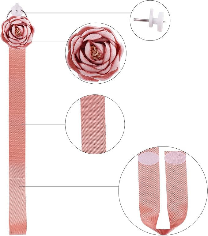 6PCS Bow Holder Hair Bow Organizer, Baby Decorative Hair Accessories Organizer - Image 4