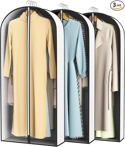 50” Garment Bags for Hanging Clothes 4” Gusseted - by Liuoud