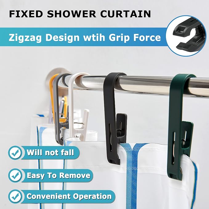 Laundry Hooks with Clips Hanger Closet Organizer Clamps Socks Boot Bras Towels - Image 5