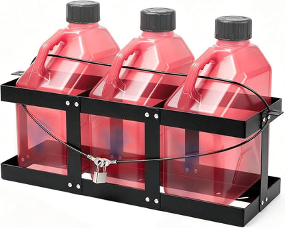 Outus Fuel Jug Holder Container Three 5 Gallon Gas Can Holder Heavy Duty by Outus