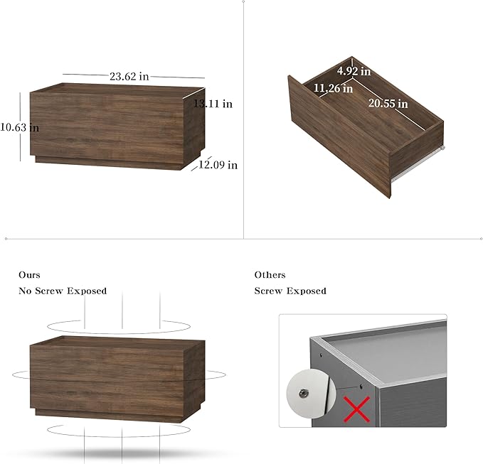 woodtalks Stackable 1 Drawer Dresser, Storage Cabinet - Image 7