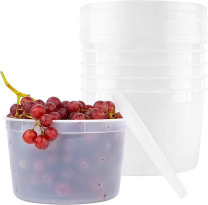 Plastic Deli Food Storage Containers by BluShine