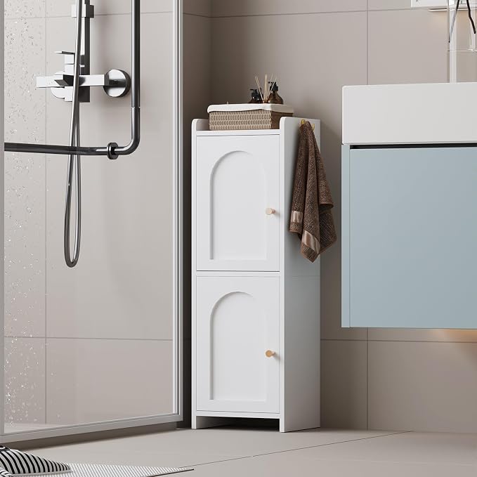 Arbuxzuy Small Bathroom Storage Cabinet - Image 4
