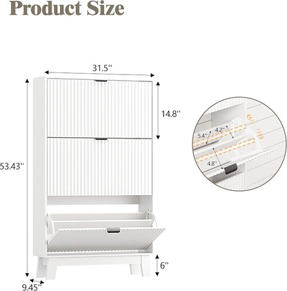 Shoe Cabinet Storage for Entryway - Image 2