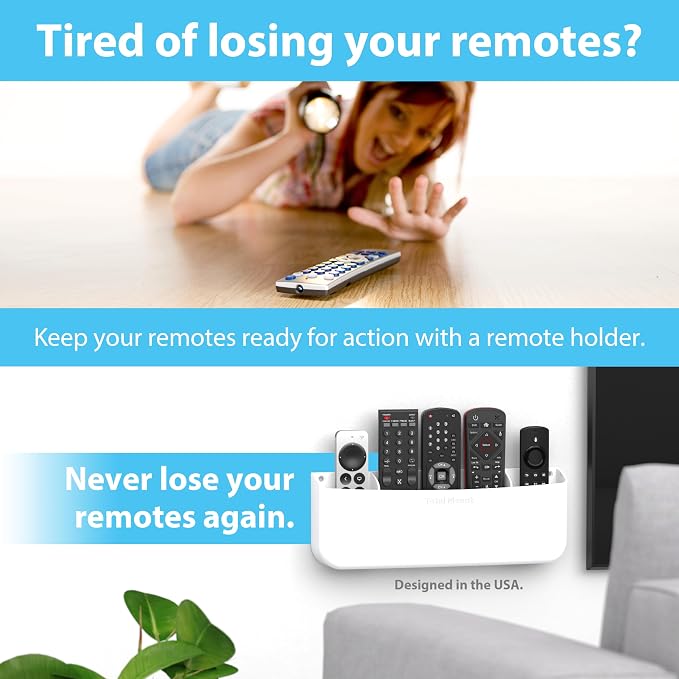 TotalMount Hole-Free Remote Holder – Eliminates The Need to Drill Holes in Your - Image 2