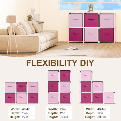 Briwooody 6 Cube Storage Organizer Bins - Image 4