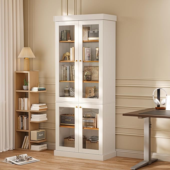 ivaniti 70.8" Tall Farmhouse Bookshelf - Image 3