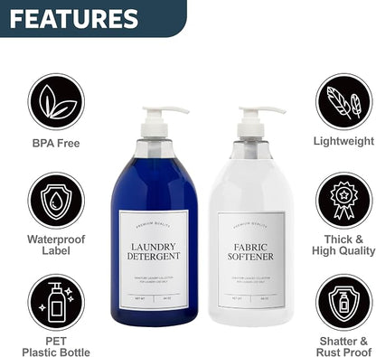 Calindiana Modern Farmhouse Liquid Laundry Detergent and Fabric Softener - Image 2