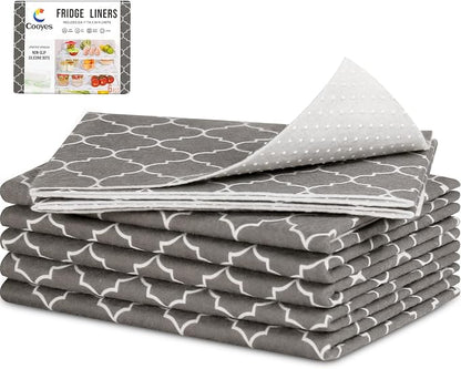Cooyes Fridge Liners for Refrigerator, Drawer & Shelf Liners for Kitchen by Cooyes