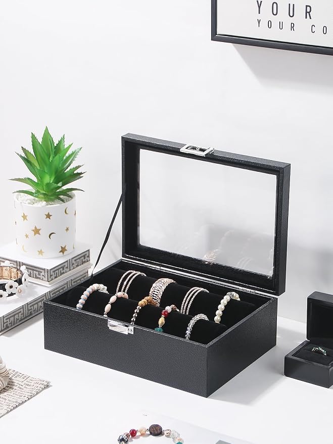 Bracelet Holder Organizer Box, Jewelry Storage Case - Image 2