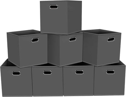 Fabric storage bins Cubes, Fabric Cube Organizer by Yunkeeper