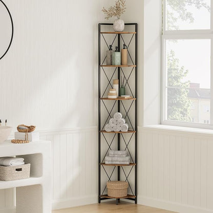 6 Tier Corner Shelf Stand, Metal Corner Shelf, Plant Stand Display Shelf - Image 8