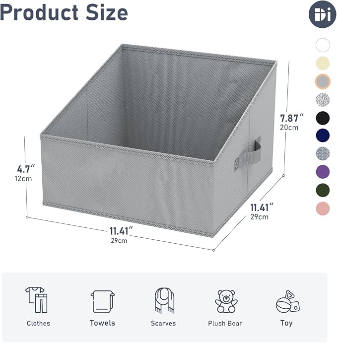 DIMJ Closet Storage Bins 8 Pack - Image 2