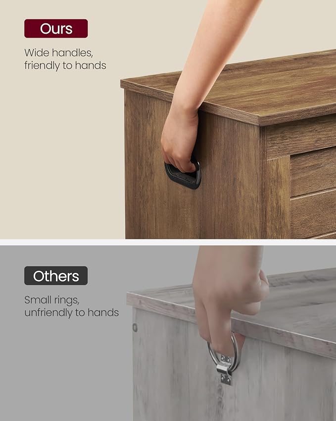 VASAGLE Storage Chest, Storage Bench - Image 9
