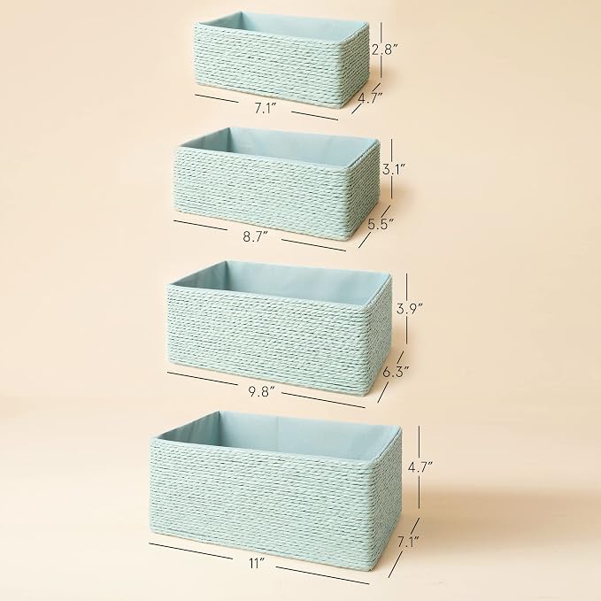 LA JOLIE MUSE Storage Baskets Set 4 - Image 4