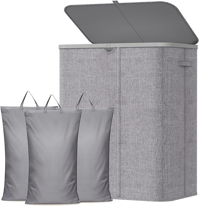Lifewit 185L 3 Section Laundry Hamper by Lifewit