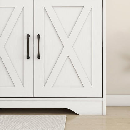 Panana Wooden Cabinet 1 Drawer and 2 Doors Storage Cupboard Coffee Bar - Image 7