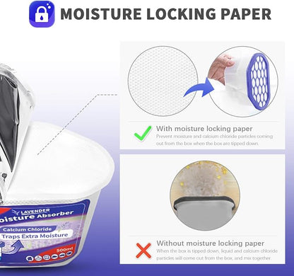 Vacplus Moisture Absorbers 6 Pack, 10.5 Oz Portable Humidity Absorber Boxes - Image 3