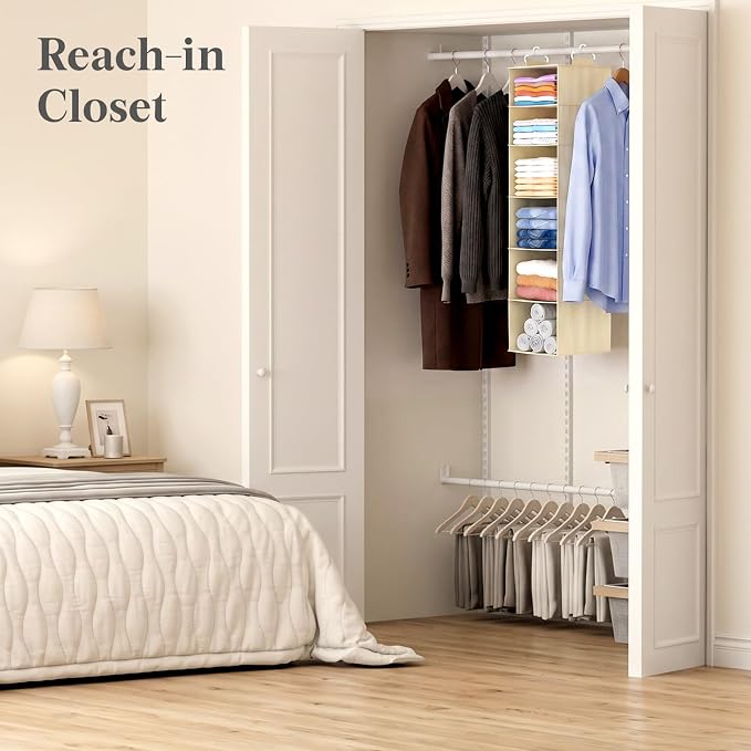 Lifewit 6 Tier Hanging Closet Organizer and Storage - Image 8