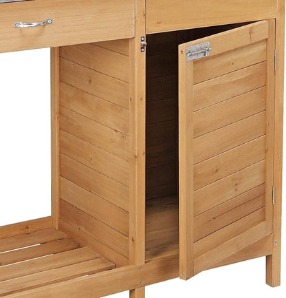 Topeakmart Outdoor Potting Bench - Image 8