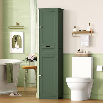 Iwell Tall Bathroom Storage Cabinet - Image 2