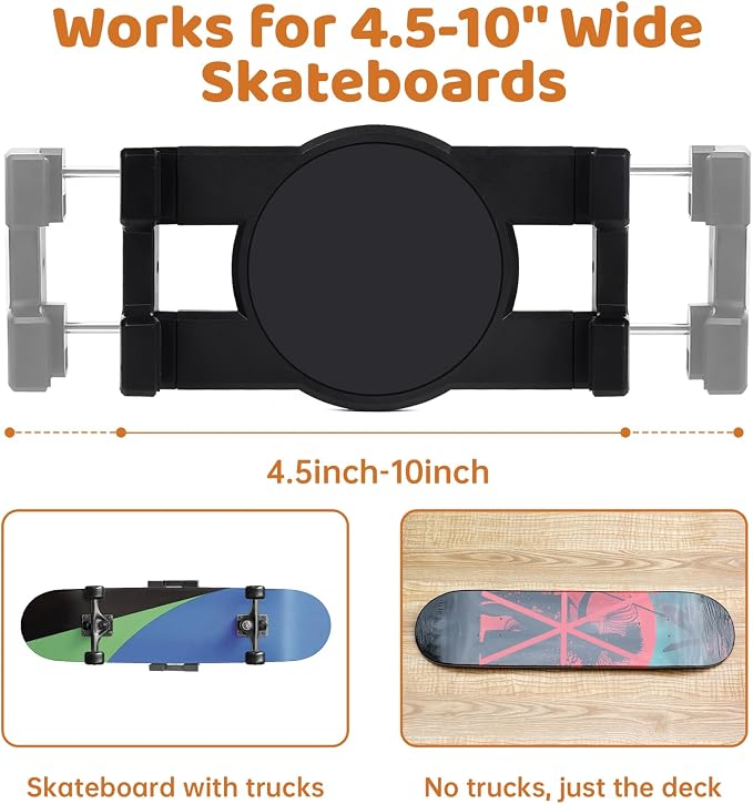 360° Rotating Skateboard Deck Wall Mount - Image 3