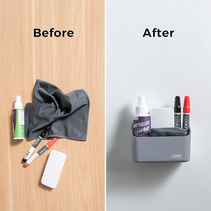loukin Magnetic Marker & Remote Control Organizer, Dry Erase Marker Holder - Image 7