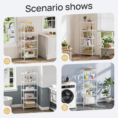 SINGAYE Shelf Wire Shelving Adjustable Storage Shelves Rack Standing Units - Image 5