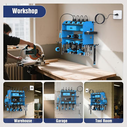 Heavy Duty Power Tool Organizer Wall Mount - Image 7