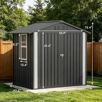 COMHOMA Outdoor Storage Shed - Image 7