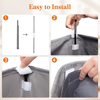 Lifewit Triple Laundry Hamper - Image 3