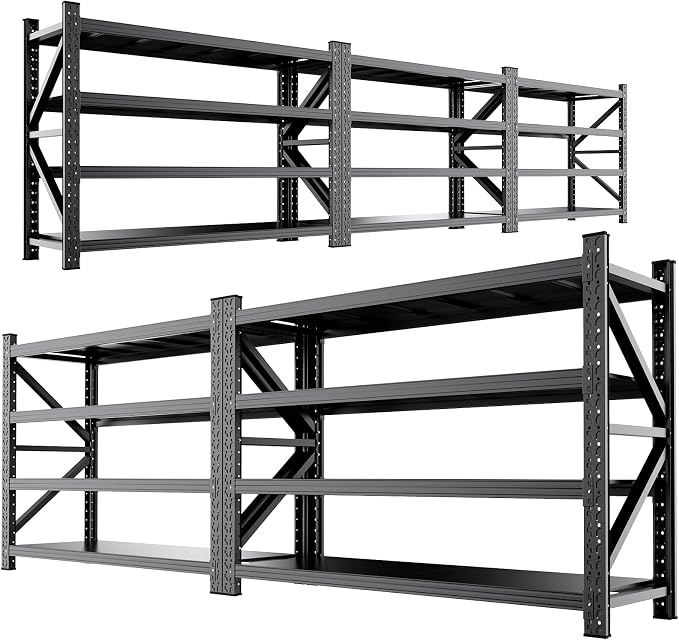 5-Pack 8000LBS Heavy Duty Garage Shelving by OrganizingStorageAssistant