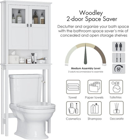 Spirich Bathroom Over the Toilet Storage Cabinet - Image 6