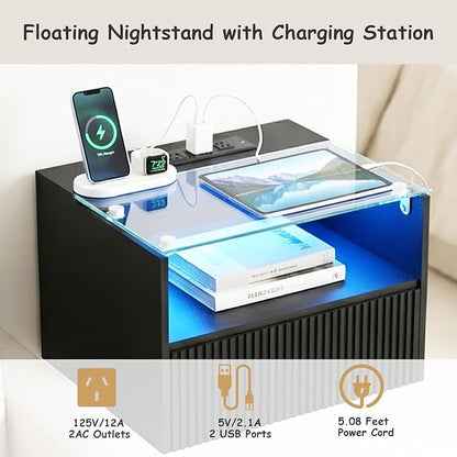 Arbuxzuy Floating Nightstand Set of 2 - Image 3