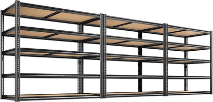 ROOMFAVE 40" W Storage Shelves 5 Tier Garage Shelving Heavy Duty, 2350LBS by RoomFave-organizeyourjoy