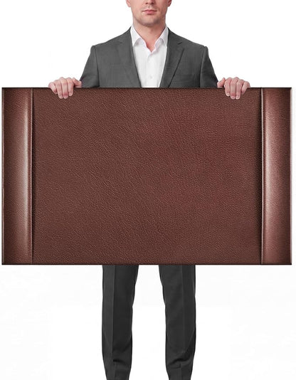30 x 18 Inch Leather Desk Pad Protector by Saysurey