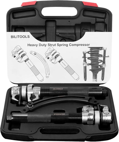 BILITOOLS 2-Piece Coil Spring Compressor Tool, Max Load.2645LB | Heavy Duty by BILITOOLS