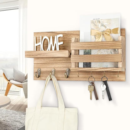Lwenki Mail Organizer for Wall Mount – Key Holder - Image 9