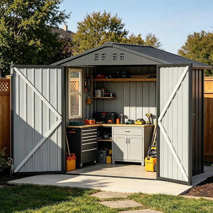 COMHOMA Outdoor Storage Shed by ComHoma