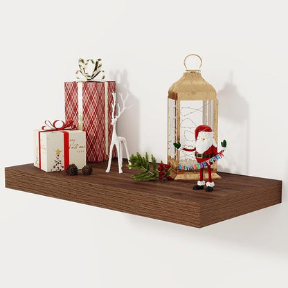 12 Inch Deep Floating Shelves, 24 x 12 Floating Shelf by FunMemories