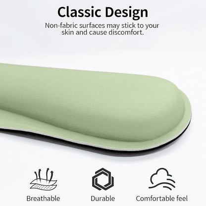 Bloss 2 Green Wrist Rest for Mouse & Keyboard, Ergonomic Wrist Support | Soft - Image 7